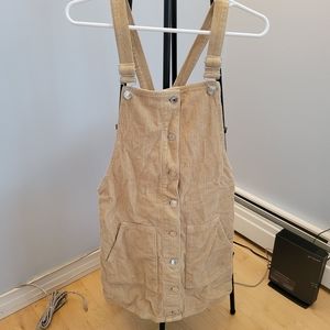 Corduroy Overall Dress